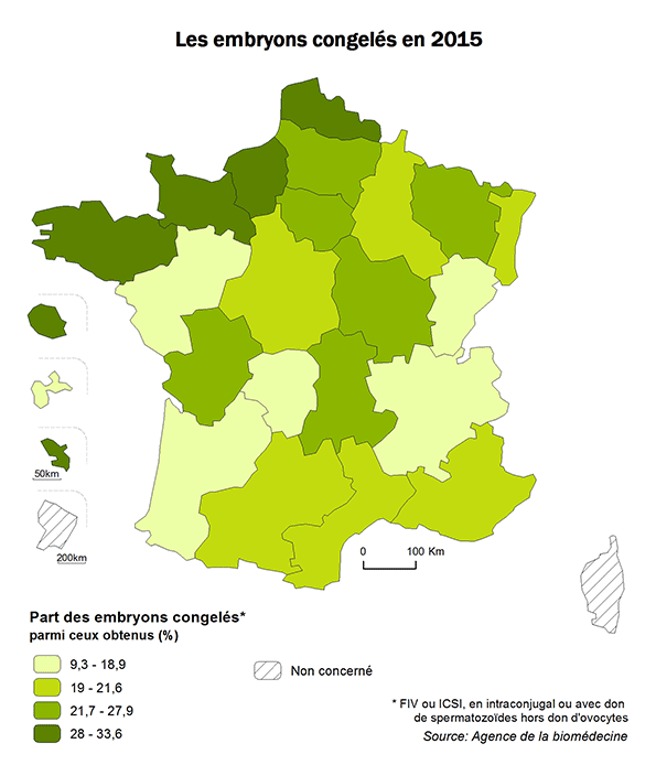 Figure AMP16. Les embryons congelés en 2015
